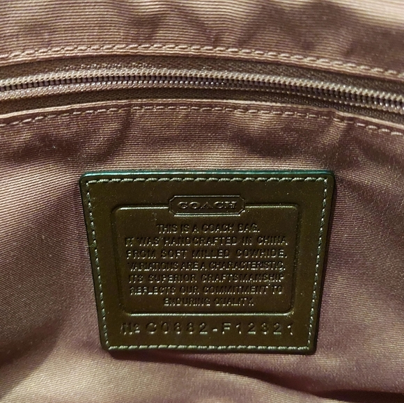 Coach East West Brown Pebbled Leather Handbag - C0882-F12321 SALE JUST FOR TODAY - Picture 3 of 10